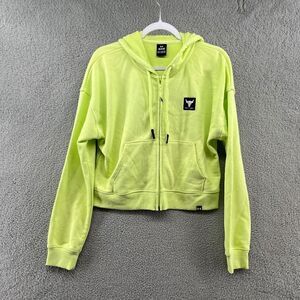 Under Armour Project Rock Heavyweight Terry Full-Zip Hoodie NWT Cropped sz large